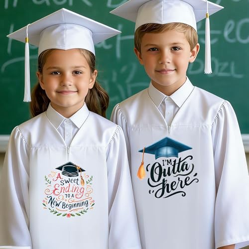 Graduation DTF Transfers Ready to Press, Iron on Decals for T-Shirts - color: Graduation689