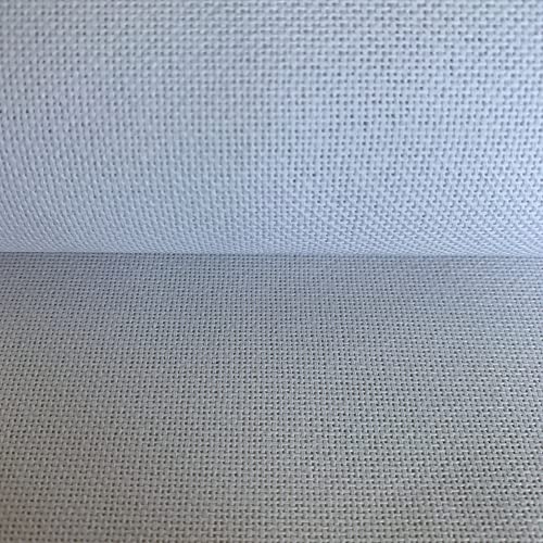 25 Count Evenweave Embroidery Fabric Cross Stitch Cloth, White, W29″ x L39″ - color: White, size: W29″ x L39″