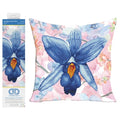 DIAMOND DOTZ Sparkle Garden Blue Pillow Diamond Art Painting for Adults - color: Sparkle Garden Blue