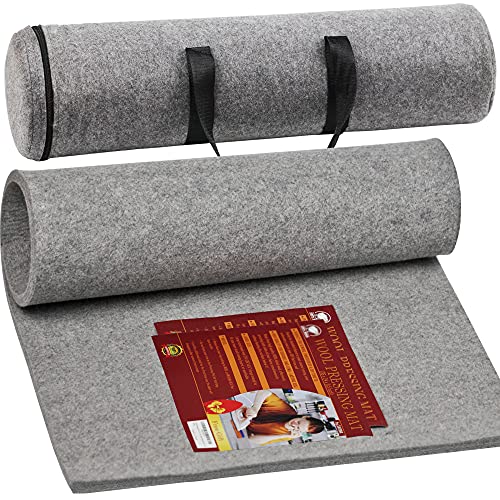 Wool Pressing Pad - 36" x 24" Quilting Ironing Pad by Savina - Take Your Quilting or Other Textile Craft to The Next Level with Professional Results - size: 36" x 24"