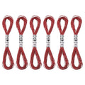 PATIKIL 6 Skeins Embroidery Floss, Metallic Embroidery Thread Nylon Threads Bracelets String for Cross-Stitch Hand Embroidery, Red - color: Red