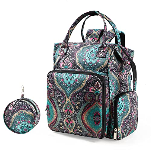 crochet bag,knitting bagBackpack and Tote Bag Storage Bag ，Large capacityYarn Storage Organizer Travel Crochet Bag Women Carrying Crochet Accessories Knitting Needles Crochet - color: GREEN