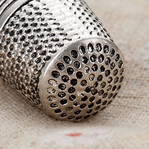 Metal Sewing Thimble, 2PCS Antique Fingertip Thimbles