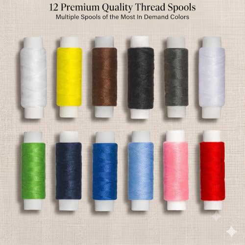 ARTIKA Travel Sewing Kit, 59-Piece Portable Kit for Travel, Includes Scissors, Thread, Tape Measure - Sewing Accessories and Supplies