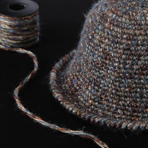 Sparkle Yarn, Glitter Yarn for Knitting Crocheting Crafts DIY, Set of 3 Rolls (Bronze Nebula) - color: Bronze Nebula