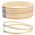Caydo 12 Pieces 12 Inch Embroidery Hoops Wooden Round Adjustable Circle - style: 12 Inch