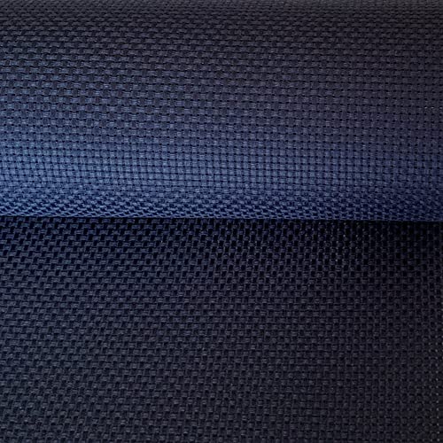 14CT Aida Cloth Embroidery Cross Stitch Fabric, Navy Blue, W59″ x L20″ - color: Navy Blue, size: W59″ x L20″