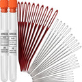 VONEEDL 30 PCS Yarn Big Eye Needles Set - Bent and Straight Blunt Tip Needles for Tapestry, Darning, Sewing Wool, Weaving, Crochet - size: 30 pcs - 5 sizes