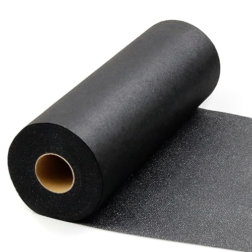 PLANTIONAL11.6"x30yd Medium Weight Non-Woven Fusible Interfacing for Sewing - color: Black, size: Medium Weight