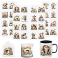 32 PCS Easter UV DTF Cup Wrap Stickers - style: Easter