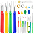 20 PCS Seam Ripper Kit for Sewing, Needle Threader, Thread Snips, Thimble, Tape Measure, Tailors Awl, Large Thread Remover and Small Stitch Ripper Sewing Supplies and Accessories for Craft