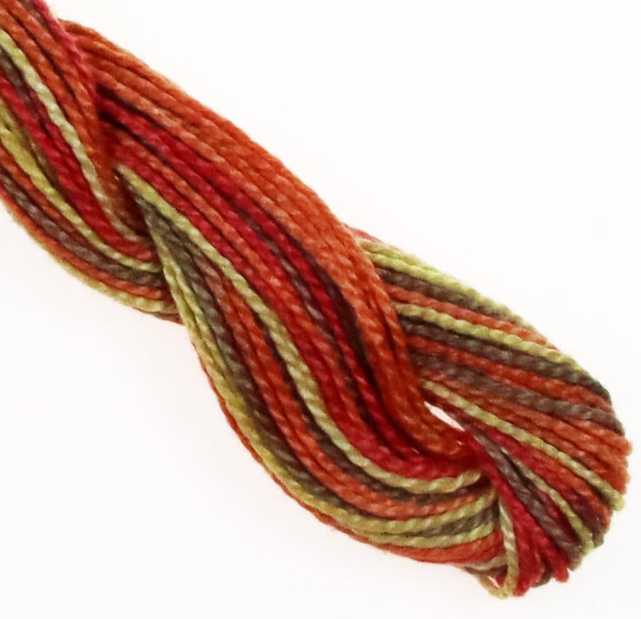 KCS 162 Yards(150 Meters) Mercerized Pearl Cotton Crochet Needlepoint Thread,Size 5 (4510, 6 skeins) - color: 4510