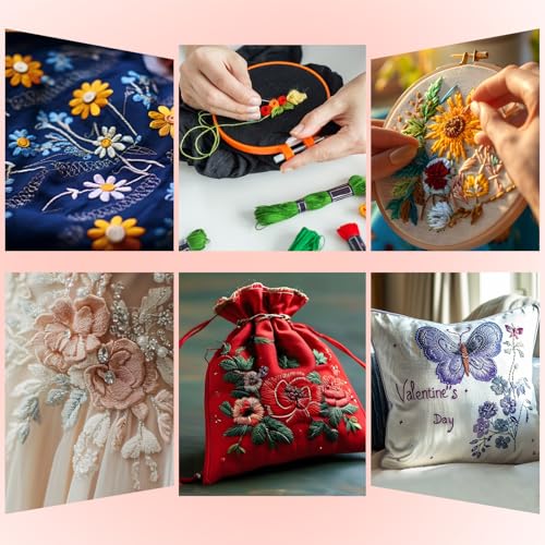 70 Skeins Embroidery Thread Friendship Bracelet String Floss Kit Yarn
