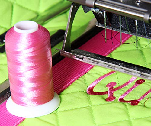 ThreadArt Polyester Machine Embroidery Thread, 1000M 40wt, Almond 162 - color: Almond