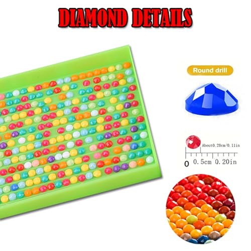 KUFWKEY Paris Scenery Diamond Art Kits for Adults, Car Diamond Painting Kit,Full Round DIY Diamond Mosaic Kits,Landscape Diamond Art Painting,Diamond dots,12x16 inch - color: SH7190