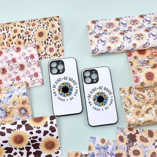 HTVSTD Yellow Sunflower Sublimation Transfer Ink Paper 10 Sheets 12 * 10in - color: Sunflower-10