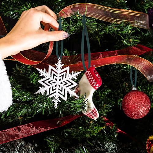 Daifunli 36 Pcs Christmas Adjustable Decoration Hooks, Green - color: Green