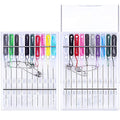 Hestya 2 Boxes Pre Threaded Needles Sewing Kit for Adults - color: Mixed Color