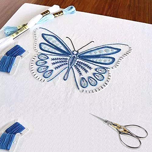 BIHRTC 4.33 In Stainless Steel Silver Scissors, Embroidery Craft Cutting