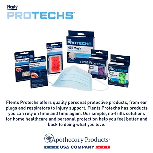 Flents Protechs Finger Protectors & Toes Cots, Ideal for Blisters, Scrapes, Stitches, Burns and Cuts, Moisture and Dirt Proof, Rubber, Assorted Sizes (S/M/L), 40 Count (Packaging May Vary) (Pack of 2) - color: Tan, size: 40 Count (Pack of 2)