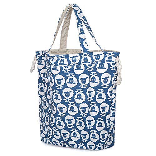 Teamoy Knitting Bag Tote, Yarn Storage Crochet Bag Organizer, Sheep - color: Sheep