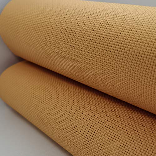 19" x 28" 18CT Counted Cotton Aida Cloth Cross Stitch Fabric (Topaz md) - color: Topaz Md