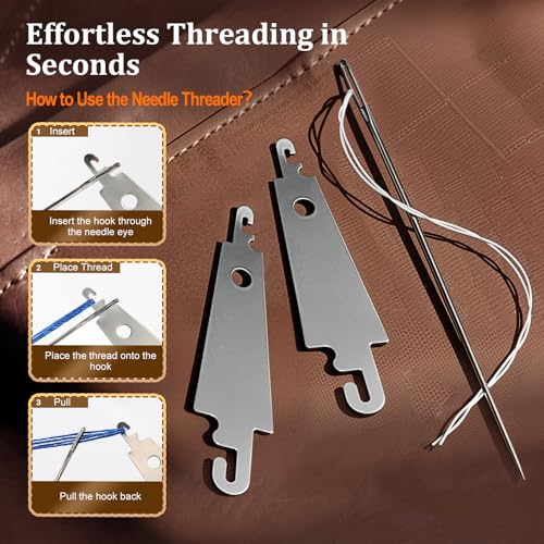 LIBLAIN Sewing Kit with Big Eye Steel Needles for Adults - size: Combo Pack