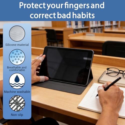 Silicone Finger Callus Protectors, Anti-Skin Picking Prevention Finger Cot