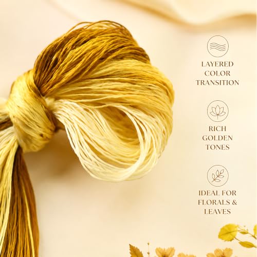 Mulberry Silk Floss Embroidery Thread Floss-Cross Stitch Threads China Silk Woven Jewelry Threads DIY Sewing Kits (51) - color: 51