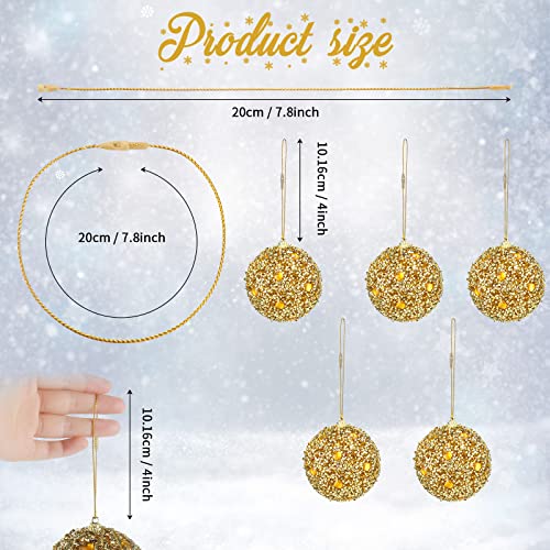 Shappy 400 Pcs Christmas Ornament Hooks Hangers, Gold, 400 Pieces - color: Gold