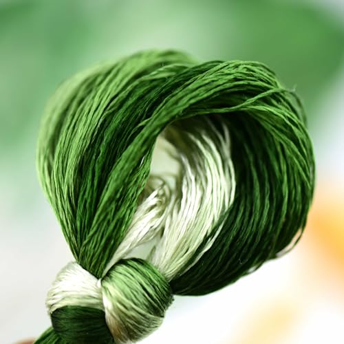 Natural 100% Mulberry Handmade Embroidery Silk Thread Silk Floss (45) - color: 45