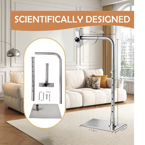 Cross Stitch Floor Stand - Adjustable Metal Needlepoint Embroidery Holder