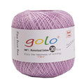 golo Crochet Thread Embroidery Thread Crochet Yarn for Hand Knitting - color: 153 Purple