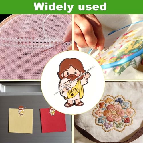 Jesus Needle Minder, Funny Magnetic Cross Stitch Needle Minder