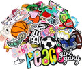 AUGSUN 36Pcs Random Assorted Iron on Patches for Clothing Sew Applique - style: Random