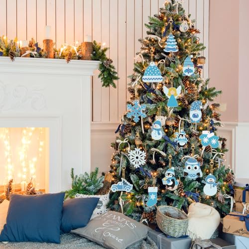 Yuxung 15 Pcs Christmas Diamond Art DIY Keychain Hanging Ornament, Cute - color: Cute