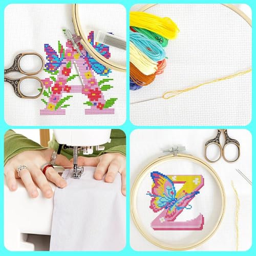 14CT Aida Cloth - 30x35 Inch Cross Stitch Fabric for Embroidery, Pre-Cut Needlework Material, Acid-Free, Durable Weave(White) - color: White