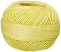 Handy Hands 210-Yard Lizbeth Cotton Thread, 25gm, Light Lemon