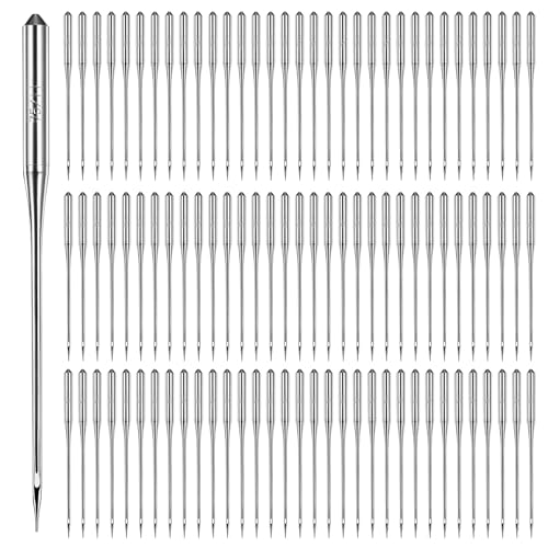 Singer Brother 100 Pcs Universal Sewing Machine Needles - Size 75/11, Heavy Duty, Quilting & Embroidery, Regular Point, Compatible with Singer Brother Old Sewing Machine