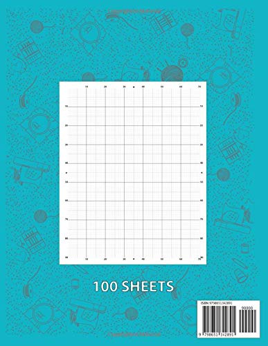 Cross Stitch Graph Paper: Cross Stitcher's Design Book for designing your own patterns - Best gift for cross stitchers