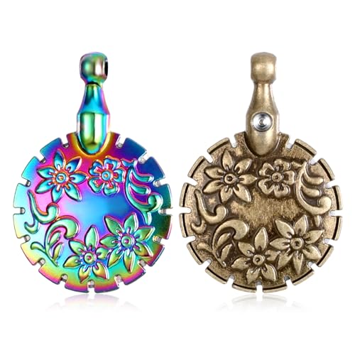 Xthrotsenk 2PCS Yarn Cutter Pendants Gold Thread Cutter Pendant Thread Floss Cutting Tools for DIY Sewing Tools Knitting Sewing Craft