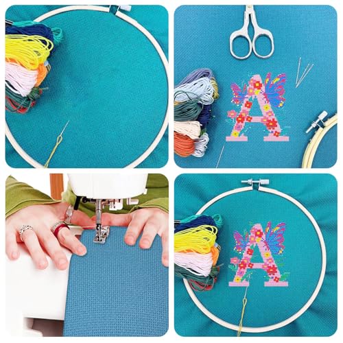 Zhenqing 14-Count Light Blue Aida Cloth - 75x100cm Pre-Cut 100% Cotton Evenweave Fabric for Cross Stitch & Embroidery (Light Blue, 30 * 39inch) - color: Light Blue
