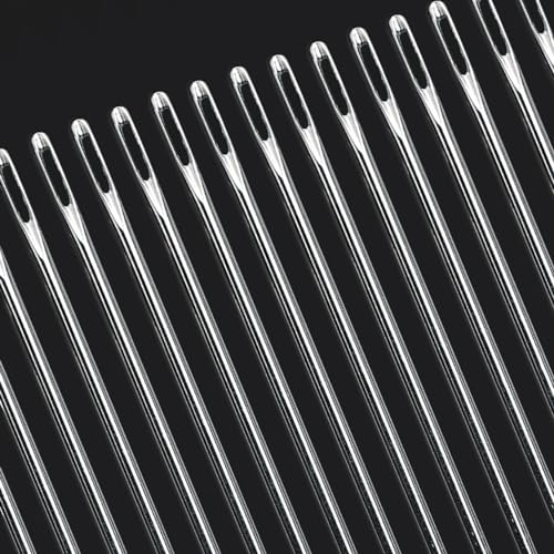 8" Professional Upholstery Needle 20cm Length 3mm Thickness, Big Eye Hand Sewing Needles for Stitching and Crafting Projects - style: 8 Inch X 1