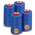 New brothread 4 Large Cones All Purpose Polyester Thread -Patriot Blue - color: 4xPatriot Blue