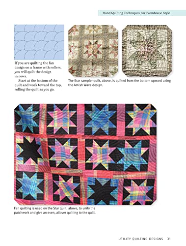 Hand Quilting Techniques for Farmhouse Style: Easy, Stress-Free Ways to Quickly Hand Quilt (Landauer) 32 Utility Designs, 11 Step-by-Step Projects, Stitches, Binding, Finishing, Basting, and More