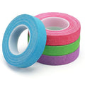 4PCS Thimble Tape for Hand Sewing, Self-Adhesive Finger Tape Sewing Finger Protector Breathable Nail Bandage for Quilting, Embroidery DIY Crafts (Rose Red, Green, Purple, Blue)