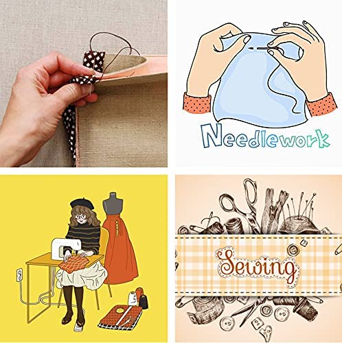 Sewing Thread 100 Colors 40S/2 250 Yards Per Spool 3 Color Sets Options (100 Colors with Storage case)