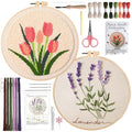 AERXSRET Punch Needle Kit and Embroidery Kit for Adult Beginners, DIY Craft