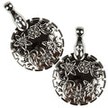 J.CARP 2Pcs Yarn Cutter Pendants, Gold Metal Thread Cutter Pendant for DIY Sewing Tools - color: Silver