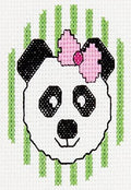 Bucilla Mini Counted Cross Stitch Kit, 45425 Panda